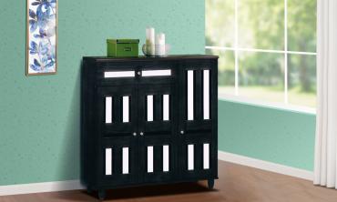 Shoe Rack with 3 Door & 1 Drawer